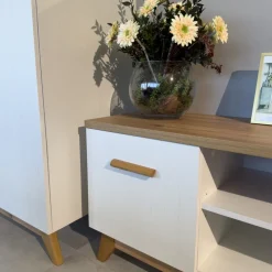 Regały Na Książki></noscript>DOLMAR Skandynawski regał otwarty 80 cm SILVA