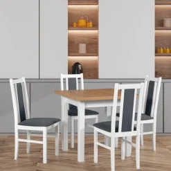 Krzesła Drewniane|Krzesła></noscript>DREWMIX Skandynawskie krzesło do jadalni BAROTTI