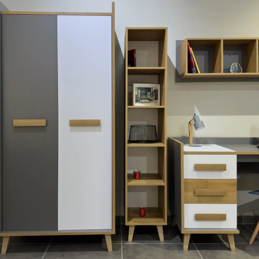 Łóżka Dziecięce|Łóżka Ze Stelażem>DOLMAR Skandynawskie młodzieżowe łóżko ze stelażem pojemnik WARSAW