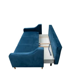 Kanapy I Sofy></noscript>MEBAS Sofa do salonu z funkcją spania LENZI pojemnik na pościel