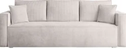 Meble Dla Dzieci|Meble Młodzieżowe>BROMARKT Sofa rozkładana z funkcją spania TOP brudna biel sztruks
