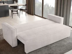 Meble Dla Dzieci|Meble Młodzieżowe>BROMARKT Sofa rozkładana z funkcją spania TOP brudna biel sztruks