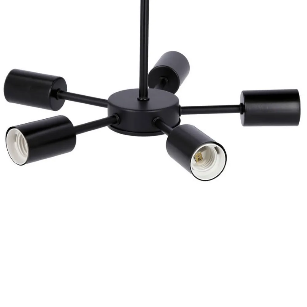 Oświetlenie Jadalni|Oświetlenie Kuchni>Candellux Lighting Sparta lampa wisząca czarny 5X60W E27