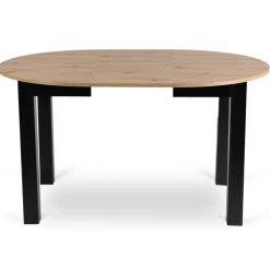 Stoły Rozkładane|Stoły></noscript>MEBEL ELITE Stół do jadalni HAVONE 102-142 cm dąb artisan z czarnymi nogami