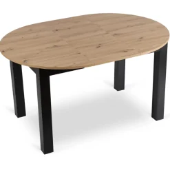 Stoły Rozkładane|Stoły></noscript>MEBEL ELITE Stół do jadalni HAVONE 102-142 cm dąb artisan z czarnymi nogami