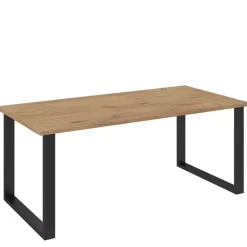 Krzesła|Stoły>Lempert Stół do jadalni na metalowych nogach Lancelot 185x90 MALAGA dąb lancelot