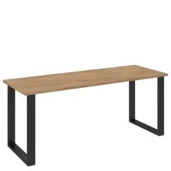 Krzesła|Stoły>Lempert Stół do jadalni na metalowych nogach Lancelot 185x67 MALAGA dąb lancelot