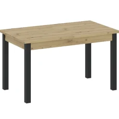 Stoły Rozkładane|Stoły>INTER MEBLE Stół do jadalni NOSTE 120 cm dąb artisan z czarnymi nogami