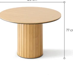 Stoły></noscript>lenart. Stół okrągły do salonu ROTTO dąb vincenza