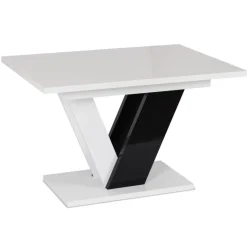 Stoły Rozkładane|Stoły></noscript>MEBEL ELITE Stół rozkładany do jadalni 160 cm biały CONRAD