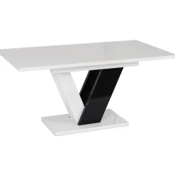 Stoły Rozkładane|Stoły></noscript>MEBEL ELITE Stół rozkładany do jadalni 160 cm biały CONRAD