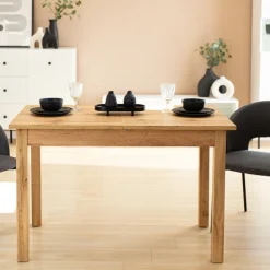 Stoły Rozkładane|Stoły>INTER MEBLE Stół rozkładany do jadalni NOSTE 120 cm dąb wotan