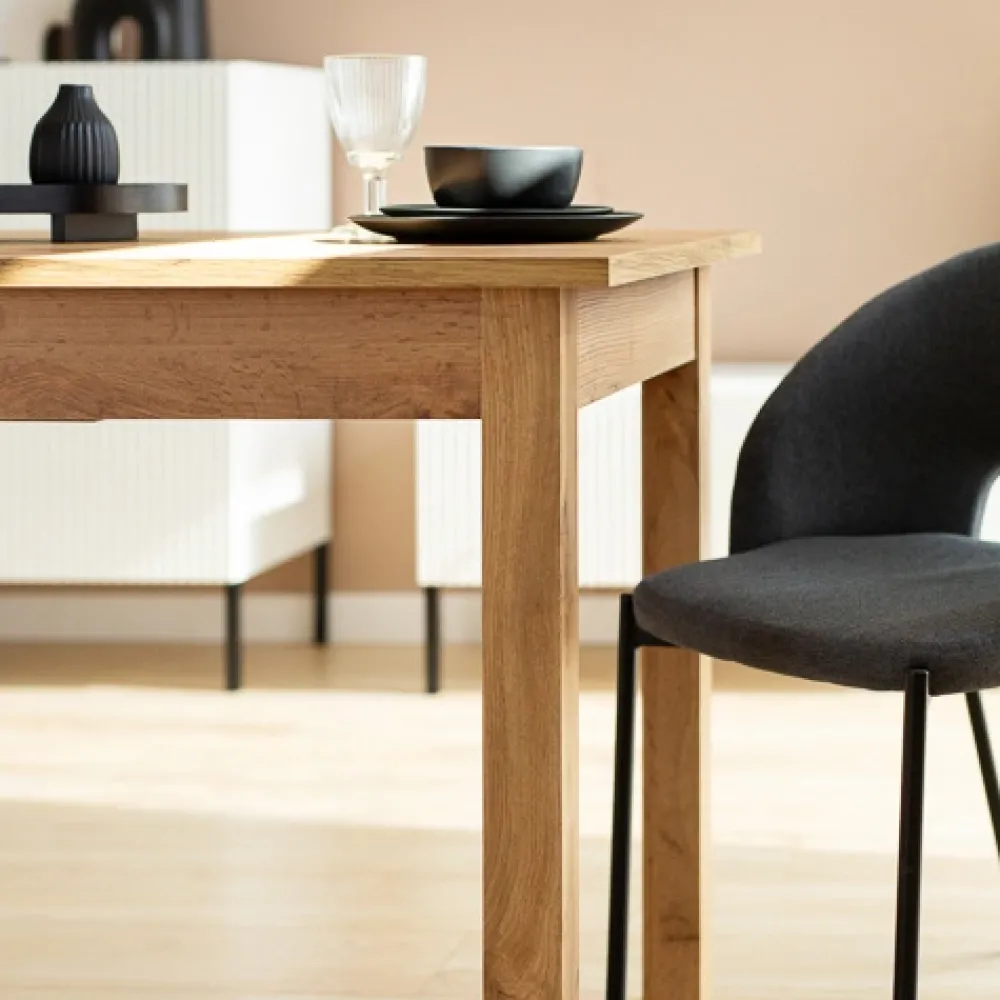 Stoły Rozkładane|Stoły>INTER MEBLE Stół rozkładany do jadalni NOSTE 120 cm dąb wotan