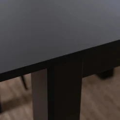 Stoły Rozkładane|Stoły></noscript>MEBEL ELITE Stół rozkładany kwadratowy do jadalni 80-160 cm MANX czarny