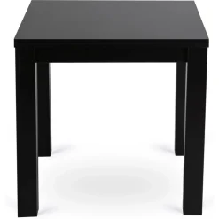 Stoły Rozkładane|Stoły></noscript>MEBEL ELITE Stół rozkładany kwadratowy do jadalni 80-160 cm MANX czarny