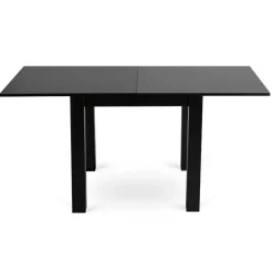 Stoły Rozkładane|Stoły></noscript>MEBEL ELITE Stół rozkładany kwadratowy do jadalni 80-160 cm MANX czarny