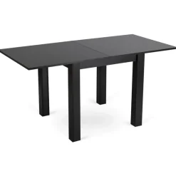 Stoły Rozkładane|Stoły></noscript>MEBEL ELITE Stół rozkładany kwadratowy do jadalni 80-160 cm MANX czarny