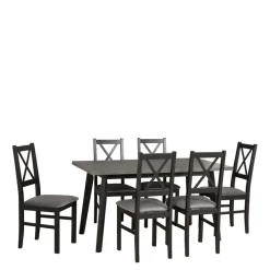 Stoły Z Krzesłami>DREWMIX Stół rozkładany z drewnianymi krzesłami do jadalni NESTO