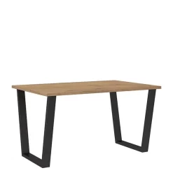 Krzesła|Stoły>Lempert Stół w stylu loftowym KARO 138x67 dąb lancelot