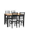 Stoły Z Krzesłami>DREWMIX Stół z krzesłami w industrialnym stylu MOTTA
