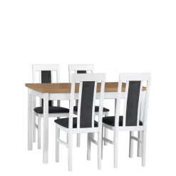 Stoły Z Krzesłami>DREWMIX Stół z krzesłami w stylu skandynawskim MOTTA