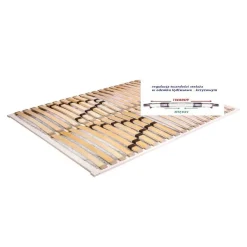 Stelaże Do Łóżek|Stelaże>WOJTEX Stelaż drewniany do łóżka dwuosobowego 140x200 z regulacją DUO FIX