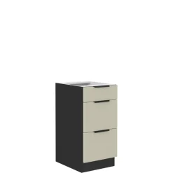 Meble Kuchenne>Lempert Stojąca szafka kuchenna z szufladami 40 cm ANES kaszmir