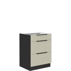 Meble Kuchenne>Lempert Stojąca szafka kuchenna z szufladami 60 cm ANES kaszmir