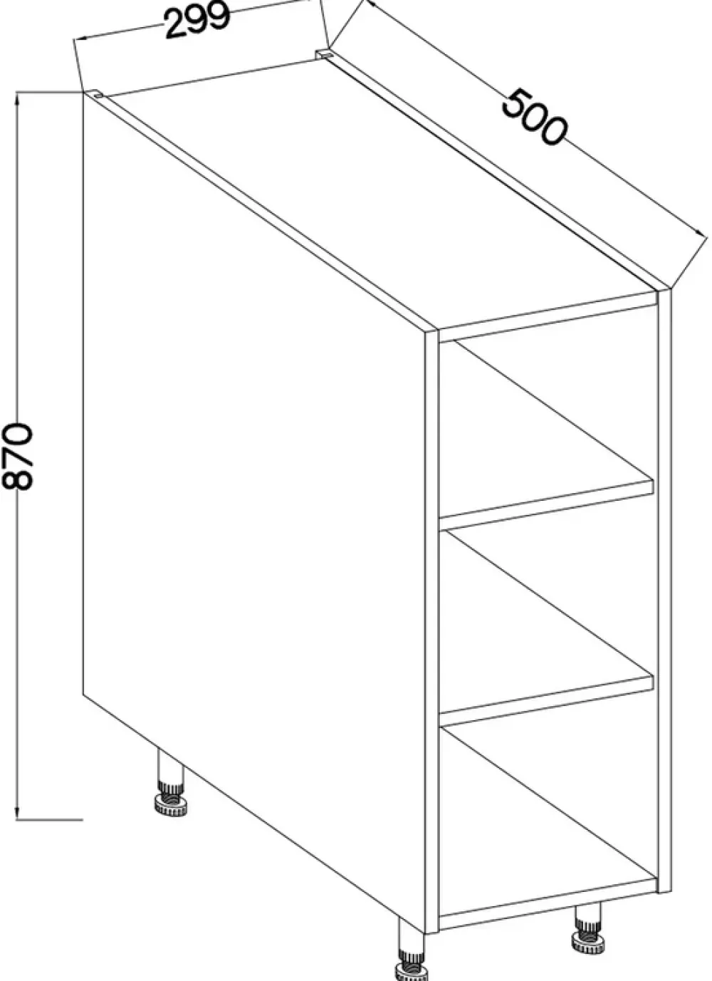 Meble Kuchenne>Lempert Stojący regał kuchenny 30 cm SUNSHINE antracyt