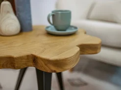 Ławy I Stoliki></noscript>BROMARKT Stolik kawowy dębowy CLOVER olejowane drewno dębowe