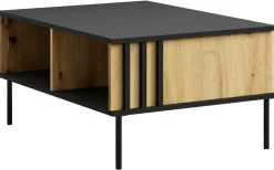 Zestawy Mebli Do Salonu|Ławy I Stoliki>MEBLOSIEK Stolik kawowy do salonu z wnękami RUSTICA dąb artisan