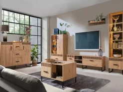 Ławy I Stoliki|Zestawy Mebli Młodzieżowych>DOMEL Stolik kawowy loft z szufladą LAMELIX dąb artisan