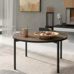 Ławy I Stoliki>GiB Meble Stolik kawowy okrągły na metalowych nogach ETA I captains deck