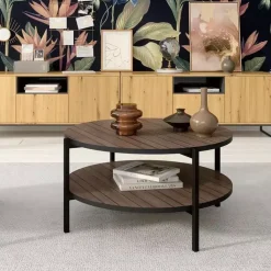 Ławy I Stoliki>GiB Meble Stolik kawowy okrągły na metalowych nogach ETA II captains deck