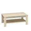Zestawy Mebli Młodzieżowych|Ławy I Stoliki>ML Meble Stolik kawowy z półką do salonu 115x46 cm CASTEL dąb sonoma