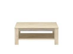 Zestawy Mebli Młodzieżowych|Ławy I Stoliki>ML Meble Stolik kawowy z półką do salonu 115x46 cm CASTEL dąb sonoma