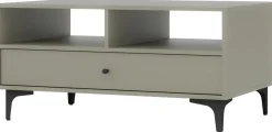 Ławy I Stoliki>Lempert Stolik kawowy z szufladą do salonu 100x65 cm TOKEN eukaliptus