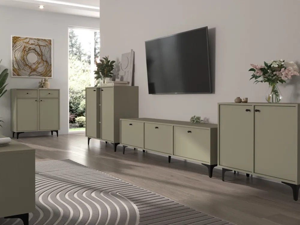 Ławy I Stoliki>Lempert Stolik kawowy z szufladą do salonu 100x65 cm TOKEN eukaliptus