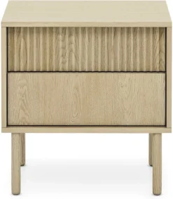 Meble Młodzieżowe|Zestawy Mebli Do Salonu>LASKI Stolik nocny do sypialni z szufladami TAMORIS dąb cremona
