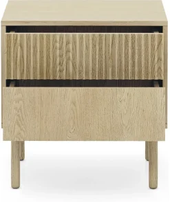 Meble Młodzieżowe|Zestawy Mebli Do Salonu>LASKI Stolik nocny do sypialni z szufladami TAMORIS dąb cremona