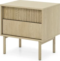 Meble Młodzieżowe|Zestawy Mebli Do Salonu></noscript>LASKI Stolik nocny do sypialni z szufladami TAMORIS dąb cremona