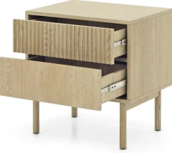 Meble Młodzieżowe|Zestawy Mebli Do Salonu></noscript>LASKI Stolik nocny do sypialni z szufladami TAMORIS dąb cremona