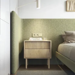 Meble Młodzieżowe|Zestawy Mebli Do Salonu></noscript>LASKI Stolik nocny do sypialni z szufladami TAMORIS dąb cremona