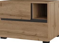 Meble Dla Dzieci|Zestawy Mebli Do Sypialni>Helvetia Stolik nocny do sypialni z szufladami 55 cm CROSS dąb wotan