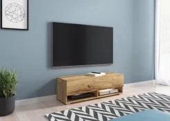 Szafki Rtv></noscript>BRATEX Stolik rtv 100 cm AROMA dąb wotan