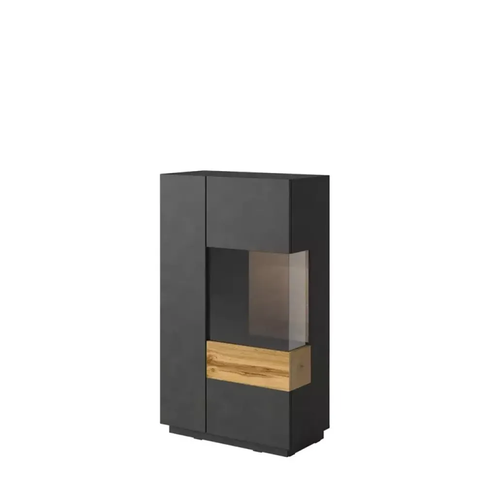 Zestawy Mebli Do Salonu|Meblościanki>Helvetia Stylowa meblościanka w kolorze matera KOBE