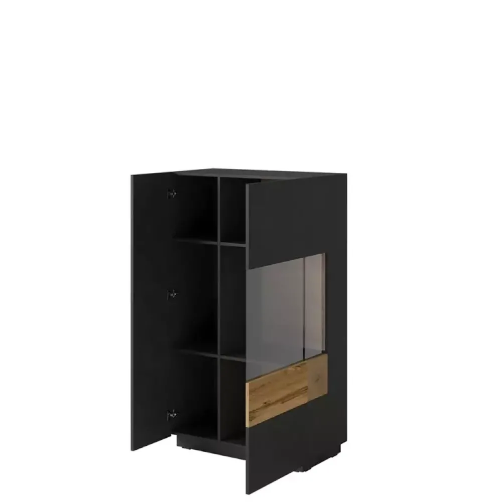 Zestawy Mebli Do Salonu|Meblościanki>Helvetia Stylowa meblościanka w kolorze matera KOBE