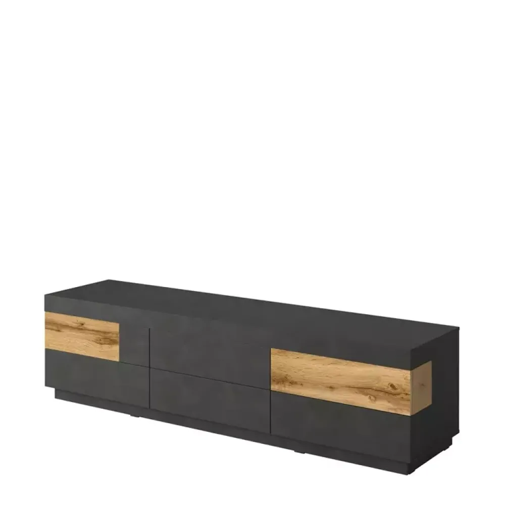 Zestawy Mebli Do Salonu|Meblościanki>Helvetia Stylowa meblościanka w kolorze matera KOBE