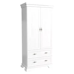 Zestawy Mebli Do Sypialni|Zestawy Mebli Do Salonu>GAŁA MEBLE Szafa biała dwudrzwiowa KOLONIA sosna andersen