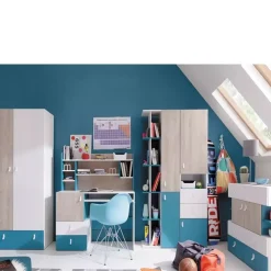 Zestawy Mebli Młodzieżowych|Szafy Dwudrzwiowe></noscript>MEBLAR Szafa do pokoju młodzieżowego PRESSCOT